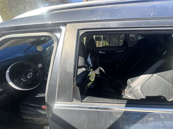 Side Window Replacement after broken and cracked in Bartlesville-OK